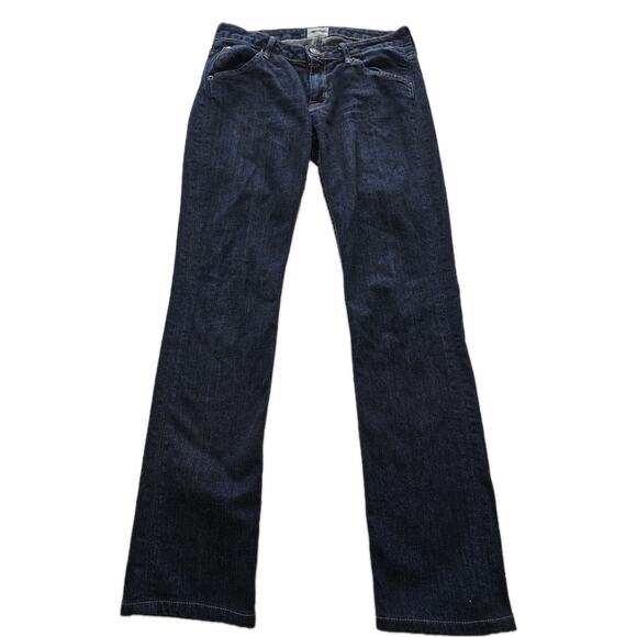 Hudson Jeans Womens Size 26 Carly Flap Straight Leg Jeans Dark Wash Hudson Jeans - Picture 1 of 13